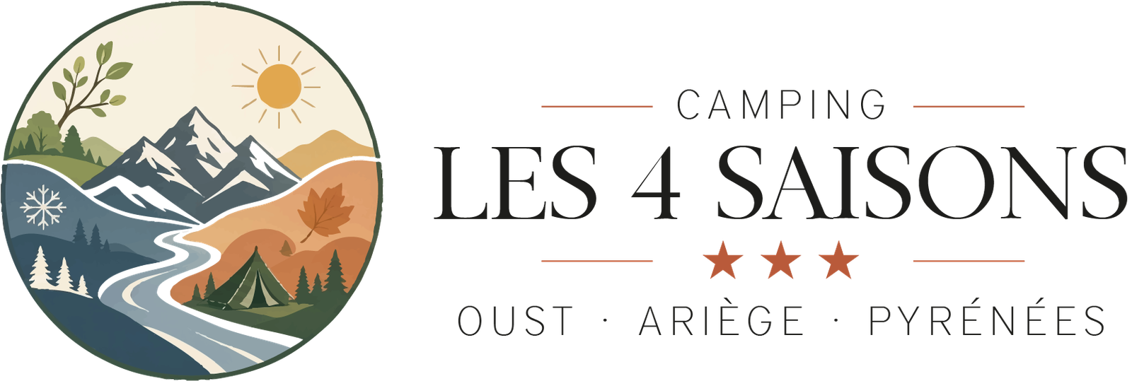 Camping Les 4 Saisons — Oust, Ariège, Pyrénées